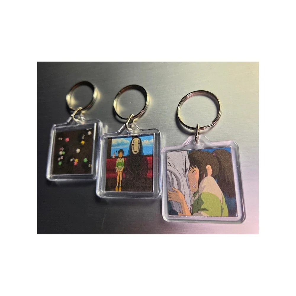 Lot of x3 Sen to Chihiro no Kamikakushi Keychain Bathhouse Spirit Anime
